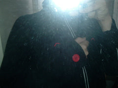 Black fleece zip up