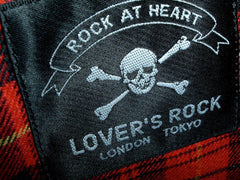 Girls red punk kilt